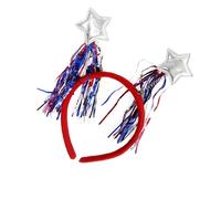 Songelt Themed Independence Days Headband Double Heart Design And Stripes Fourth Of July Hair Accessory For Parades And Parties Independence Day Headbands