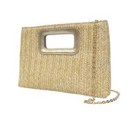 Songelt Top Handle Clutches Handbags For Women Straw Evening Bag Purses Handbag Shoulder Crossbody Purse With Gold Chain Gifts Beach Bag