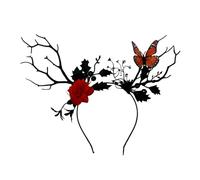 Songelt Tree Branch Shape Hairband Music Festivals Anime Character Headbands Adult Headpiece Carnivals Cosplay Tool Unisex Cosplay Hairband Branch Flower Animes Halloween
