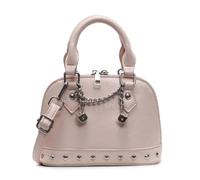 Songelt Trendy 2025 Women's Shoulder And Crossbody Bags In Glossy PU Shell Handbags With Elegant Rivet Decors For Everyday Use Glossy PU Handbag