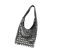 Songelt Trendy Studs Studded Shoulder Bag For Fashion Women Lightweight And Practical PU Armpit Bags Casual Bucket Handbag Practical Fashion Purse
