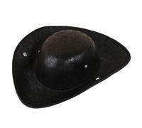 Songelt Tricorn Hat Historical Colonial Hat Party PU Leather Pirate Colonial Tricorn Pirate Caps For School Plays Steampunk Adult Historical