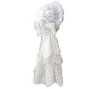 Songelt Unique Lace Hat Hair Clip With Tulle Detailing Lace Headdress Cosplay Headpiece Hair Accessories For Stylish Women Party Headwear