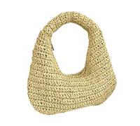 Songelt Unique Women's Top Handle Bags With Natural Raffia Design Lightweight Practical Zippers Bags For Fashionable Looks Modern Women's Handbag