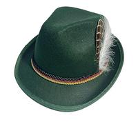 Songelt Unisex Feather Felt Derby Hat Male Halloween Carnivals Party Hat Foldable Fedora Cap Festival Gifts For Gentlemen Bucket Hats For Teens Bucket Hats Men Teens Girls Aesthetic Outdoor
