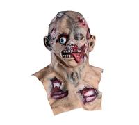 Songelt Unisex Retro Scary Eyeball Halloween Face Cover Cosplay Latex Eyeball Head Horrible Helmet For Masquerade Cosplay Costumes For Men