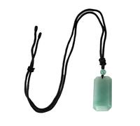 Songelt Versatile Handwoven Cord Necklace With Crystal Charm Adjustable Length Neckchain Personalised Layering Jewelry Crystal Pendant Adjustable Necklace Handmade