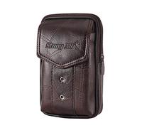 Songelt Vintage Leather Waist Bag Belt Loop Carry Phone Pouch Wallet For Case Travel Bags For Men With