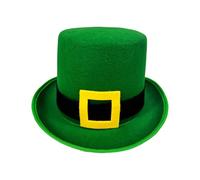 Songelt Vintage Leprechaun Homburg Panama Hat Western Porkpie Hat Party For Irish Holiday Wear Photo Props Fedoras Hats For Women Men Kids