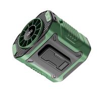 Songelt Waist Clip Fan Portable Miniature Hanging Neck Fan USB Rechargeable Small Outdoor Camping Waist With PowerBanks LED Personals