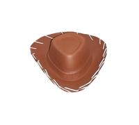 Songelt Wild Western Theme EVA Sheriff Hat Unisex Costume Accessory Western Hat With Wide Brims For Roleplaying Event Masquerades Halloween Costume