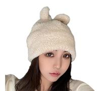 Songelt Winter Ears Woolen Hat Painter Hat Plush For Halloween Wild Outdoor Activities In Cold Weather Plush Hats For Adults Kids Animal Boy Girl