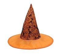 Songelt Witch Hat Costume For Women Men Teenagers For Halloween Party Decorations Sequins Tulle With Cobweb Masquerade Costume Accessory