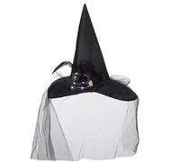 Songelt Witch Hat With Sheer Light For Women Men Teenager For Halloween Party Decorations Retro Wizard Cosplay Halloween Witch Hat