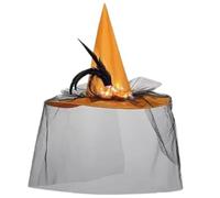 Songelt Witch Hat With Sheer Light For Women Men Teenager For Halloween Party Decorations Retro Wizard Cosplay Halloween Witch Hat