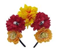 Songelt Witch Skull Devil Rose Headband Dark Flower For Carnivals Party Handmade Party Costume Devil Halloween Headband Kids
