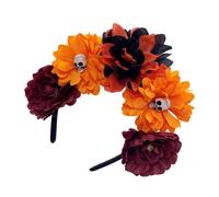 Songelt Witch Skull Devil Rose Headband Dark Flower For Carnivals Party Handmade Party Costume Devil Halloween Headband Kids