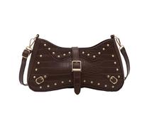 Songelt Women Bag Retro Shoulder Bag Simple Underarm Purse PU Leather Crossbody Rivets Armpit Commuting For Everyday Women Shoulder Retro Crossbody Rivets Underarm Stylish Armpit