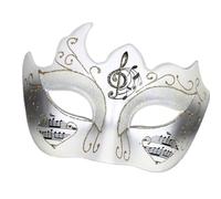 Songelt Women Elegant Glittering Musical Note Carnivals Venetians Half Face Cover For Masquerade Party And Wedding Event Eyemask Cosplay