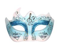 Songelt Women Elegant Glittering Musical Note Carnivals Venetians Half Face Cover For Masquerade Party And Wedding Event Eyemask Cosplay
