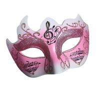 Songelt Women Elegant Glittering Musical Note Carnivals Venetians Half Face Cover For Masquerade Party And Wedding Event Eyemask Cosplay