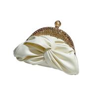 Songelt Women Rhinestones Shoulder Bag PU Leather Evening Bag Chain Strap Messengers Evening Handbag Purse For Party Prom Women Shoulder Chain Strap Elegant Crossbody Wedding