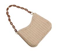 Songelt Women’s Small Hand Woven Bag Handmade Underarm Bags Square Purse Travel Vacation Shoulder Bag For Beach Vacation Outdoor Activity
