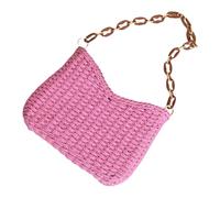 Songelt Women’s Small Hand Woven Bag Handmade Underarm Bags Square Purse Travel Vacation Shoulder Bag For Beach Vacation Outdoor Activity