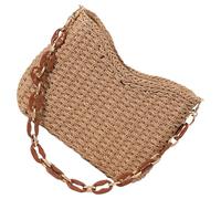 Songelt Women’s Small Hand Woven Bag Handmade Underarm Bags Square Purse Travel Vacation Shoulder Bag For Beach Vacation Outdoor Activity