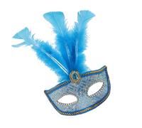 Songelt Womens Feathered Masquerades Venetians Halloween Mardi Gras Costumes Party Dance Prom Half Face Venetians Women For Masquerades