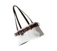Songelt Women's Shoulder Bag Underarm Purse With Buckle Belt Ornament Handbag For Shopping And Dating With Ample Capacity Compact Pu Handbag For Women