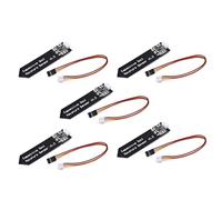 Songhe Capacitive Soil Moisture Sensor Module Corrosion Resistant W/Gravity for Arduino Moisture Detection Garden Watering DIY 3.3~5.5V 5pcs