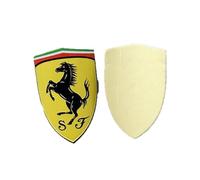 SONGLULU Car 3D Metal Stickers for Ferrari 360 Modena,Self Adhesive Emblem Side Decals Boot Badge Vehicle Decoration Auto Accessories