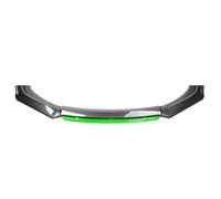 SONGLULU Car Front Bumper Front Spoilers for Range Rover Velar 2017-2020,Lip Splitter Spoiler Body Kit Anti-Collision Protector,plitter Diffuser Accessorie,A-Carbon Fiber Green