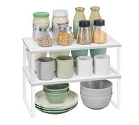 Spice Racks Set of 2, White