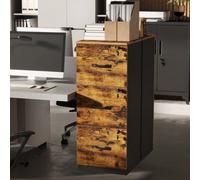 Songmics 3-Drawer Vertical File Cabinet, Filing Cabinet For Home Office, With 3 Lockable Drawers,for A4 And Letter-Size Files