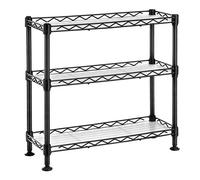 SONGMICS 3-Tier Spice Rack, Metal Kitchen Counter Shelf, 40 x 15 x 39.5 cm