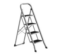 SONGMICS 4-Step Ladder, Folding Step Ladder, Safety, Holds up to 150KG
