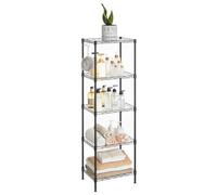 SONGMICS 5-Tier Shelving Unit, Metal Kitchen Shelves, 30 x 40 x 121 cm