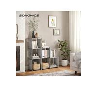 Songmics 9-Cube Drawer Organiser, Storage Unit With 9 Storage Boxes, Closet Organiser, Bookcase, 83.5 X 30 X 79.5 Cm