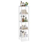 5 Tier Book Shelf, Cloud White