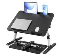 SONGMICS Bed Laptop Desk, Adjustable Laptop Desk for Bed with 8 Heights