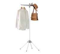 SONGMICS Clothes Airer, 3-Leg Folding Laundry Rack, 3 Rotatable Arms