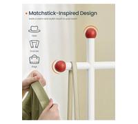 Songmics Clothes Rack, Open Wardrobe For Bedroom, Metal Clothes Rails With Adjustable Storage Shelves And Hanging Rails