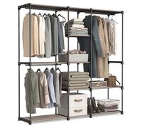 Portable Open Wardrobe, Taupe