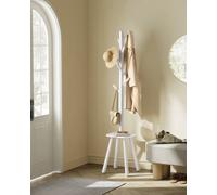 Songmics Coat Rack Stand, Free Standing Hall Tree With 8 Hooks And Storage Shelf, 170.5 Cm Tall, For Coats, Hats, Bags