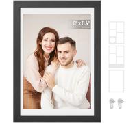 SONGMICS Collage Picture Frame for 4x6 or 4x4 Pictures - Black