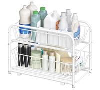 SONGMICS Cupboard Organiser, 2-Tier Under Sink