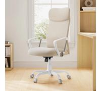 Ergonomic Office Chair with Tilt Function, Cappuccino Beige