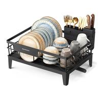 SONGMICS Dish Drying Rack - Dish Drainer Rack for Kitchen Counter